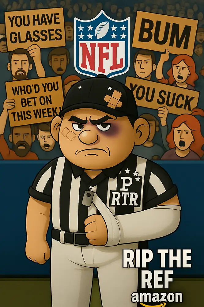 Rip The Ref gift and fan reaction artwork